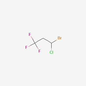 molecular formula C3H3BrClF3 B1288024 3-Bromo-3-chloro-1,1,1-trifluoropropane CAS No. 460-66-2