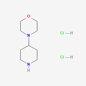 molecular formula C9H20Cl2N2O B1288028 4-(Morpholin-4-yl)-piperidine dihydrochloride CAS No. 550370-31-5