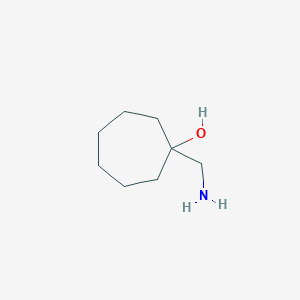 molecular formula C8H17NO B1288031 1-(Aminomethyl)cycloheptanol CAS No. 45732-95-4