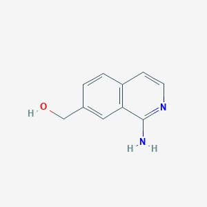 molecular formula C10H10N2O B1288034 (1-Aminoisoquinolin-7-yl)methanol CAS No. 221050-76-6
