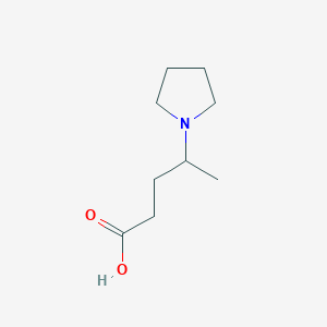molecular formula C9H17NO2 B1288057 4-Pyrrolidin-1-yl-pentanoic acid CAS No. 889940-05-0