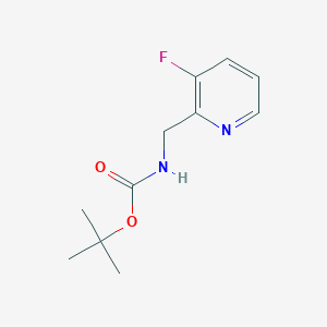 molecular formula C11H15FN2O2 B1288066 tert-butyl (3-fluoropyrid-2-yl)methylcarbamate CAS No. 886851-28-1