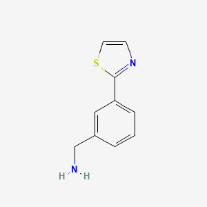 [3-(1,3-Thiazol-2-yl)phenyl]methylamine