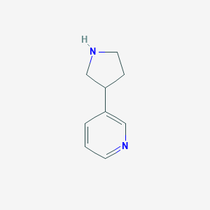 molecular formula C9H12N2 B128807 3-(Pyrrolidin-3-yl)pyridine CAS No. 150281-46-2