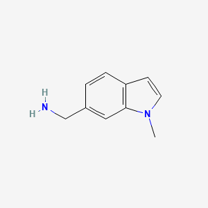 molecular formula C10H12N2 B1288072 (1-甲基-1H-吲哚-6-基)甲胺 CAS No. 864264-03-9