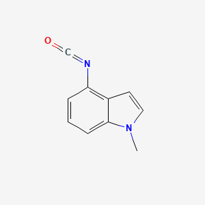 molecular formula C10H8N2O B1288073 4-isocyanato-1-methyl-1H-indole CAS No. 887922-92-1