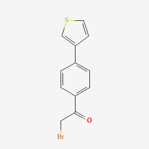 2-Bromo-1-(4-thien-3-ylphenyl)ethanone