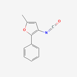 3-Isocyanato-5-methyl-2-phenylfuran