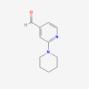 2-Piperidinoisonicotinaldehyde