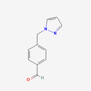 4-(1H-Pyrazol-1-ylmethyl)benzaldehyde