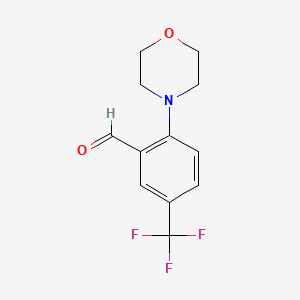 2-(Morpholin-4-yl)-5-(trifluoromethyl)benzaldehyde