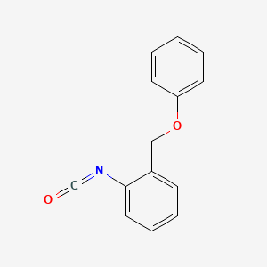 molecular formula C14H11NO2 B1288090 1-Isocyanato-2-(phenoxymethyl)benzene CAS No. 910037-00-2