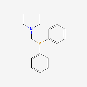 molecular formula C17H22NP B12880957 Ethanamine, N-[(diphenylphosphino)methyl]-N-ethyl- CAS No. 2071-27-4