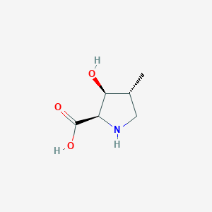 molecular formula C6H11NO3 B12881001 (3S,4R)-3-Hydroxy-4-methyl-D-proline CAS No. 922524-61-6