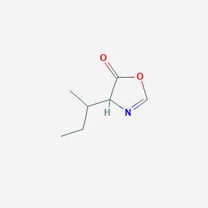 molecular formula C7H11NO2 B12881077 4-(Butan-2-yl)-1,3-oxazol-5(4H)-one CAS No. 88577-04-2