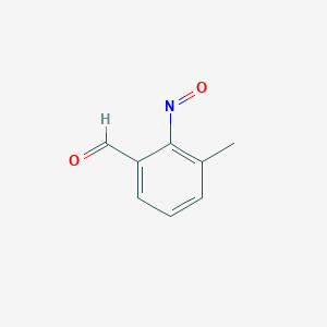 molecular formula C8H7NO2 B128811 3-Methyl-2-nitrosobenzaldehyde CAS No. 143631-89-4