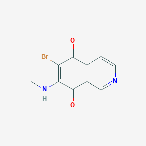 molecular formula C10H7BrN2O2 B12881121 Caulibugulone B CAS No. 662167-16-0