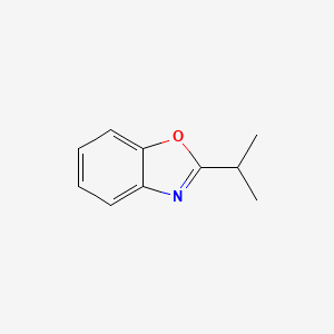 molecular formula C10H11NO B12881142 2-Isopropylbenzo[d]oxazole CAS No. 6797-15-5
