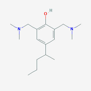 2,6-Bis[(dimethylamino)methyl]-4-(1-methylbutyl)benzenol
