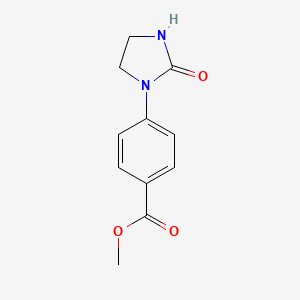 molecular formula C11H12N2O3 B1288129 Methyl 4-(2-oxoimidazolidin-1-yl)benzoate CAS No. 627901-54-6
