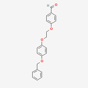 4-(2-(4-(Benzyloxy)phenoxy)ethoxy)benzaldehyde