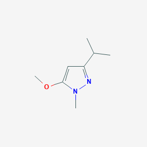 molecular formula C8H14N2O B12881310 3-isopropyl-5-methoxy-1-methyl-1H-pyrazole CAS No. 88398-59-8