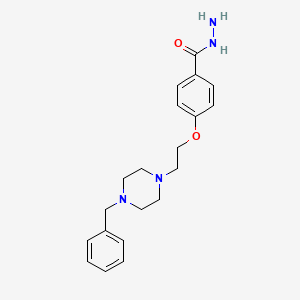 4-[2-(4-Benzylpiperazino)ethoxy]-benzenecarbohydrazide