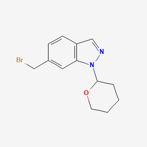 6-(Bromomethyl)-1-(tetrahydro-2H-pyran-2-YL)-1H-indazole