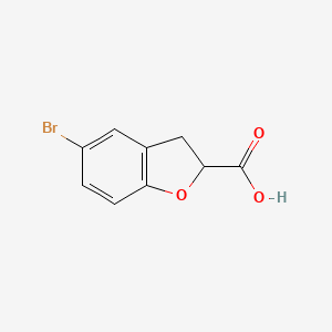5-Bromo-2,3-dihydrobenzofuran-2-carboxylic acid