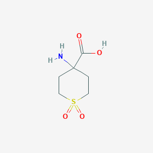 4-aminotetrahydro-2H-thiopyran-4-carboxylic acid 1,1-dioxide
