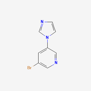 3-Bromo-5-(1H-imidazol-1-yl)pyridine