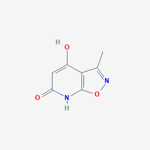 molecular formula C7H6N2O3 B12881921 3-Methylisoxazolo[5,4-b]pyridine-4,6-diol 