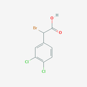 molecular formula C8H5BrCl2O2 B1288200 2-Bromo-2-(3,4-dichlorophenyl)acetic acid CAS No. 72191-59-4