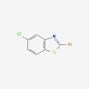 molecular formula C7H3BrClNS B1288203 2-Bromo-5-chlorobenzo[d]thiazole CAS No. 2941-56-2