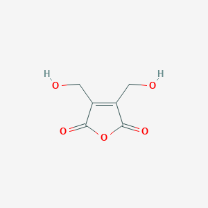 molecular formula C6H6O5 B12882049 Bis(hydroxymethyl)maleic anhydride 