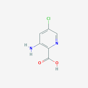 molecular formula C6H5ClN2O2 B1288216 3-Amino-5-chloropicolinic acid CAS No. 53636-68-3