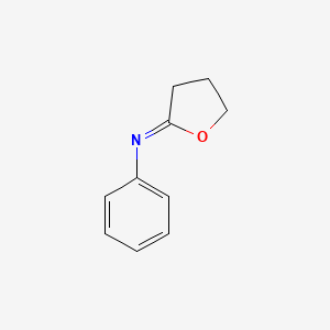 molecular formula C10H11NO B12882164 2-Phenyliminotetrahydrofuran 