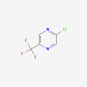 molecular formula C5H2ClF3N2 B1288226 2-Chloro-5-(trifluoromethyl)pyrazine CAS No. 799557-87-2