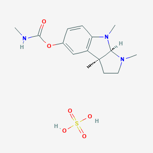 molecular formula C15H21N3O2.1/2H2SO4 B128823 Physostigmine sulphate CAS No. 64-47-1