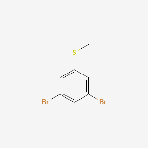 molecular formula C7H6Br2S B1288243 1,3-Dibromo-5-(methylthio)benzene CAS No. 141938-37-6
