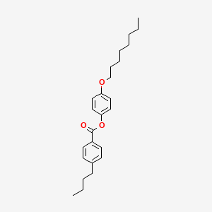 molecular formula C25H34O3 B1288246 4-(Octyloxy)phenyl 4-butylbenzoate CAS No. 42815-59-8