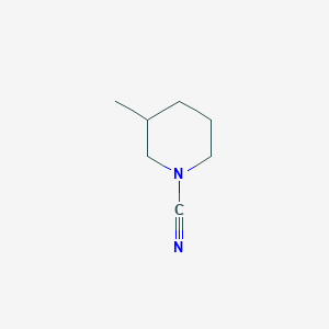 molecular formula C7H12N2 B128825 3-Methylpiperidine-1-carbonitrile CAS No. 150932-26-6