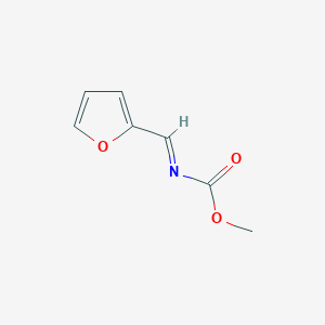 molecular formula C7H7NO3 B12882505 Methyl (furan-2-ylmethylene)carbamate 