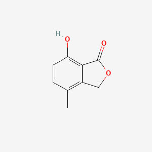 molecular formula C9H8O3 B12882591 7-Hydroxy-4-methyl-2-benzofuran-1(3H)-one CAS No. 62596-59-2
