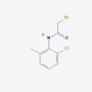 molecular formula C9H9BrClNO B1288260 2-bromo-N-(2-chloro-6-methylphenyl)acetamide CAS No. 918408-61-4