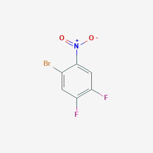 molecular formula C6H2BrF2NO2 B1288263 1-Bromo-4,5-difluoro-2-nitrobenzene CAS No. 321-17-5