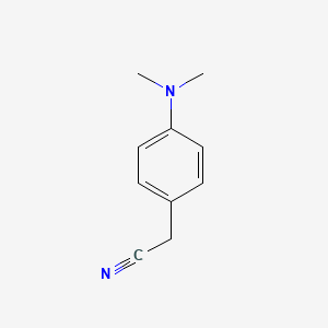 molecular formula C10H12N2 B12882650 [4-(Dimethylamino)phenyl]acetonitrile CAS No. 34906-70-2