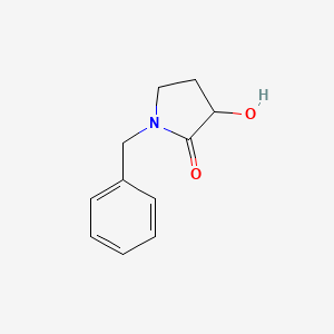 molecular formula C11H13NO2 B12882728 1-Benzyl-3-hydroxypyrrolidin-2-one CAS No. 5336-34-5