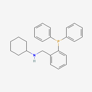 molecular formula C25H28NP B12882934 N-(2-(Diphenylphosphino)benzyl)cyclohexanamine 