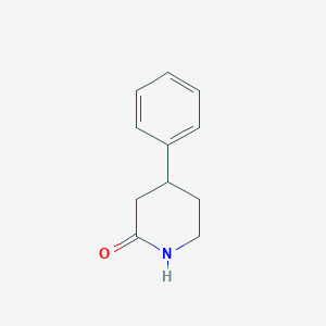 molecular formula C11H13NO B1288294 4-Phenylpiperidin-2-one CAS No. 81976-73-0